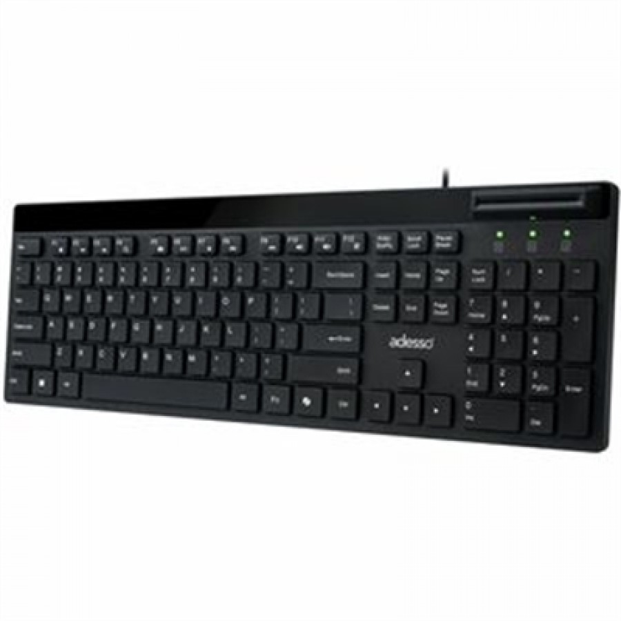Adesso Inc. Desktop Keyboard w Smart Card