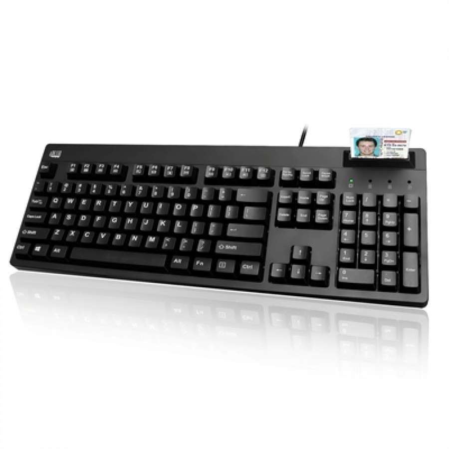 Adesso Inc. TAA Smart Card Reader Keyboard