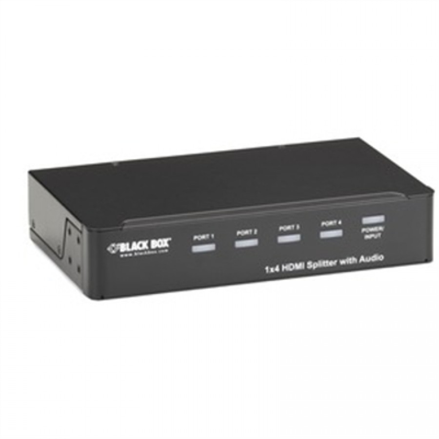 Black Box Corporation 1x4 HDMI Splitter Audio