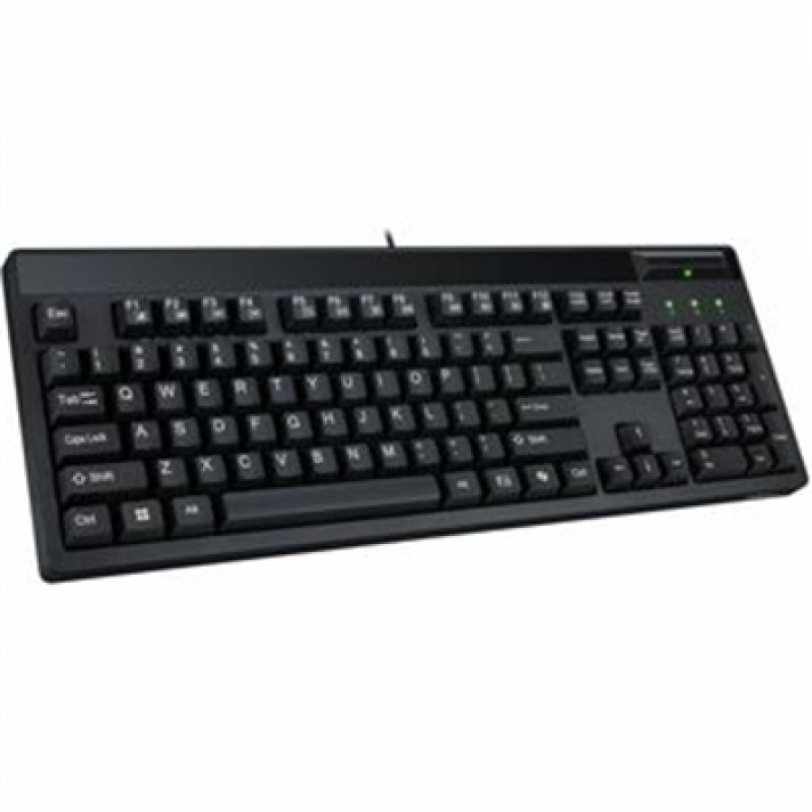 Adesso Inc. Desktop Mechanical Keyboard with Smart Card Reader