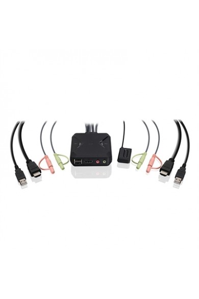 IOGear 2Port 4K KVM Switch w HDMI