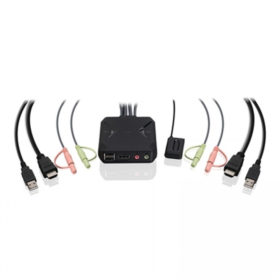 IOGear 2Port 4K KVM Switch w HDMI