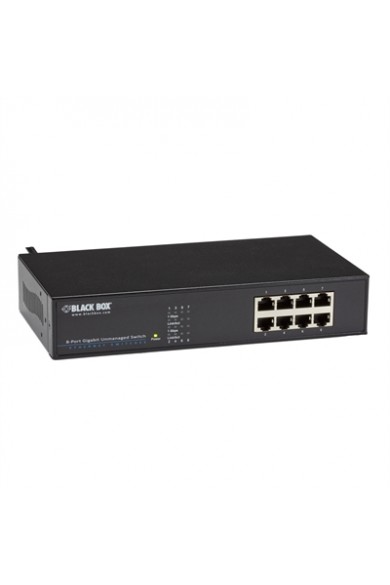 Black Box Corporation 8PT Gb Swt RJ45 Rckmnt