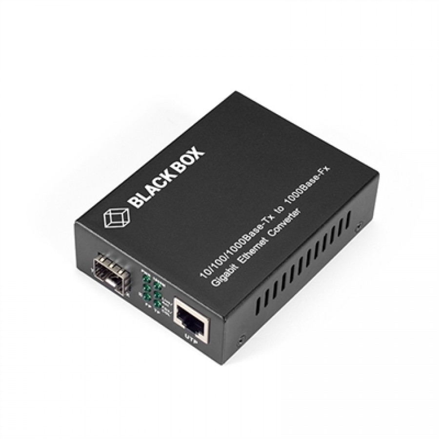 Black Box Corporation Media Converter 10/100/1000 Ethernet SFP