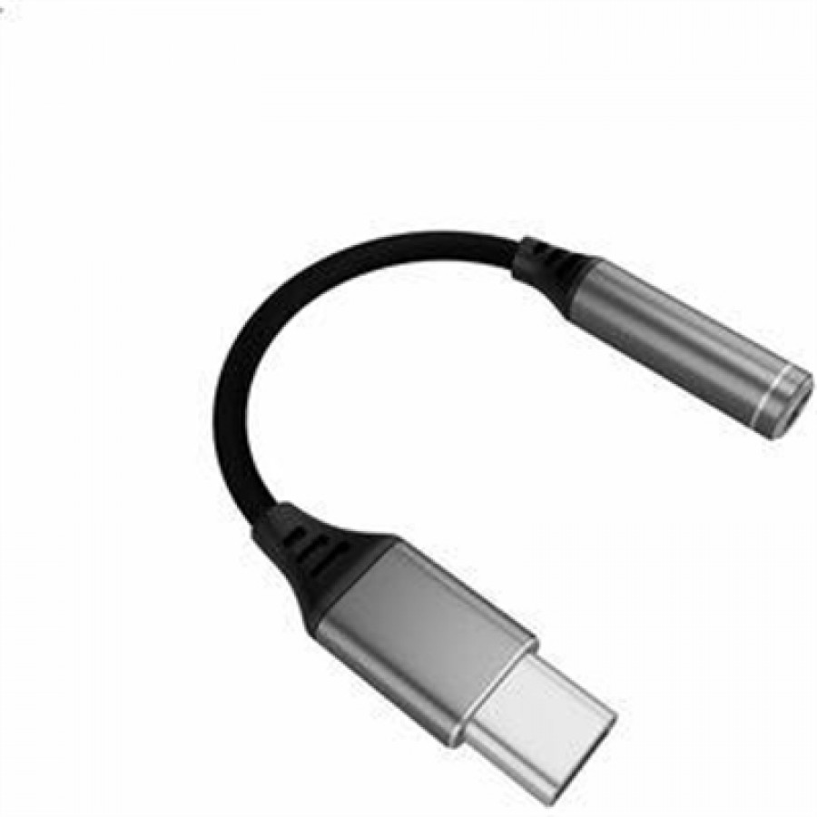 Max Cases Headset Adapter 3.5mm plug to USBC Connector Black