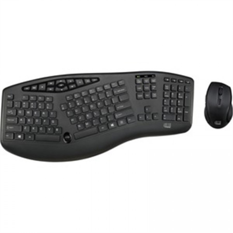 Adesso Inc. Wireless Ergo Keyboard Mouse