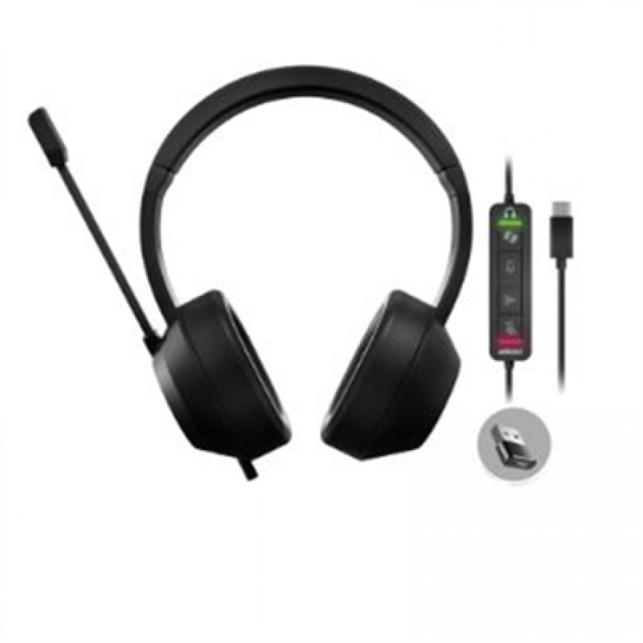 Adesso Inc. Wired Headset w/ CoPilot Key
