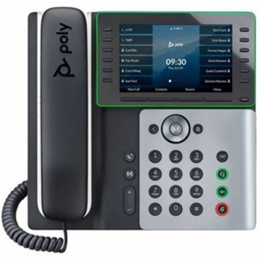 HPI POLY Poly Edge E550 IP Phone and PoE-enabled GSA/TAA