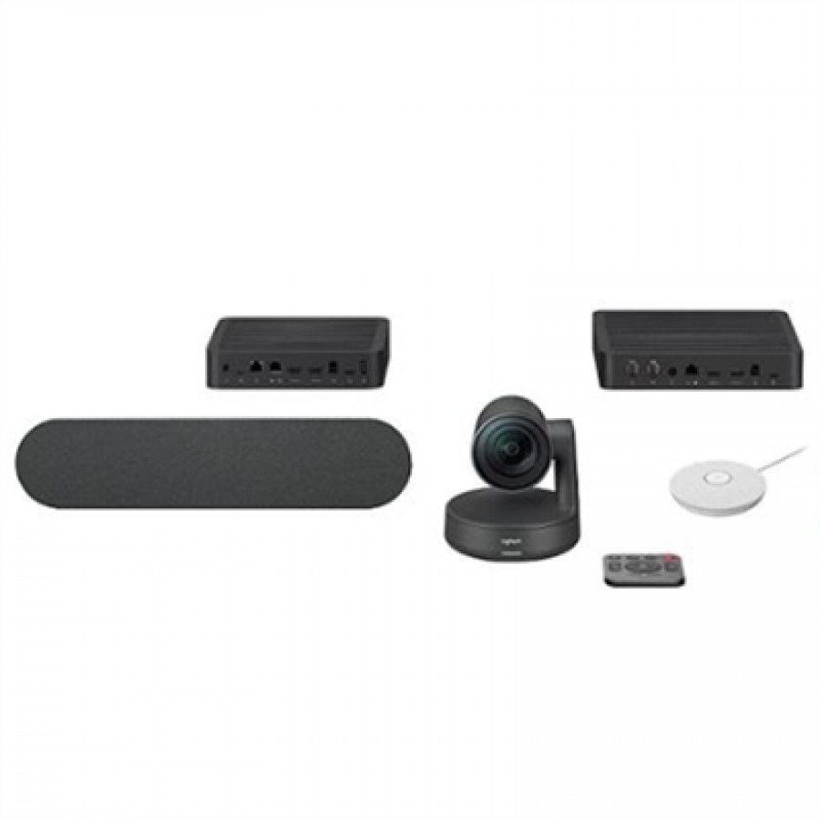 Logitech VC Rally System w/white Microphone pods