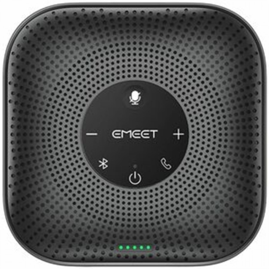 EMEET M0 Plus Fullduplex Speakerphone 4 Noise Cancelling Mics USB/Bluetooth