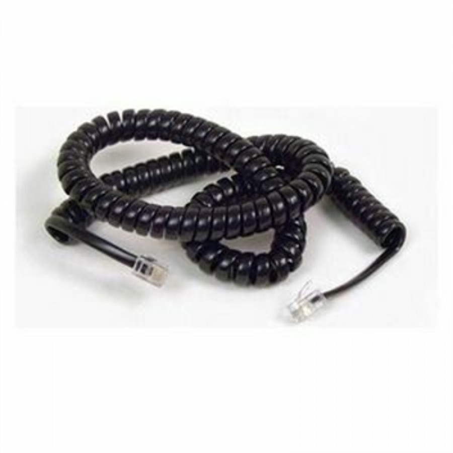 Belkin 12 feet Coiled Handset Cord *RJ11M/RJ11M; Black