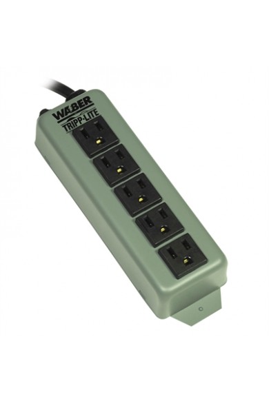 Eaton Tripp Lite Waber-by-Tripp Lite 5-Outlet Industrial Power Strip 6-ft. Cord Switchless