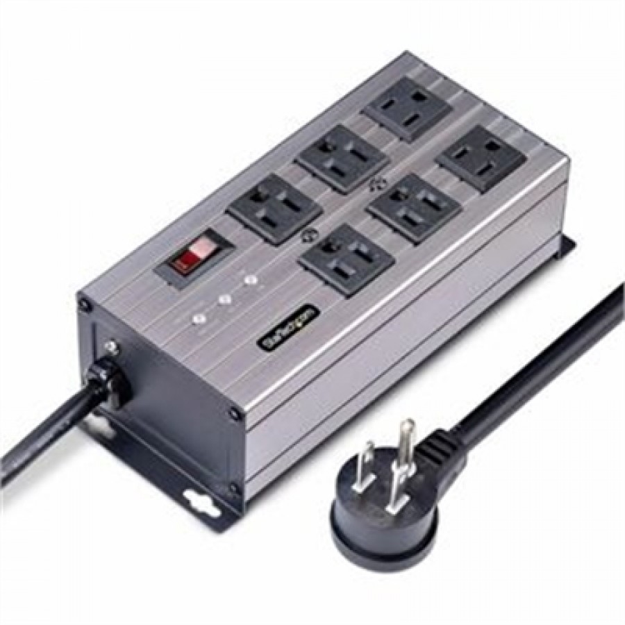StarTech.com 6Port Industrial Power Strip