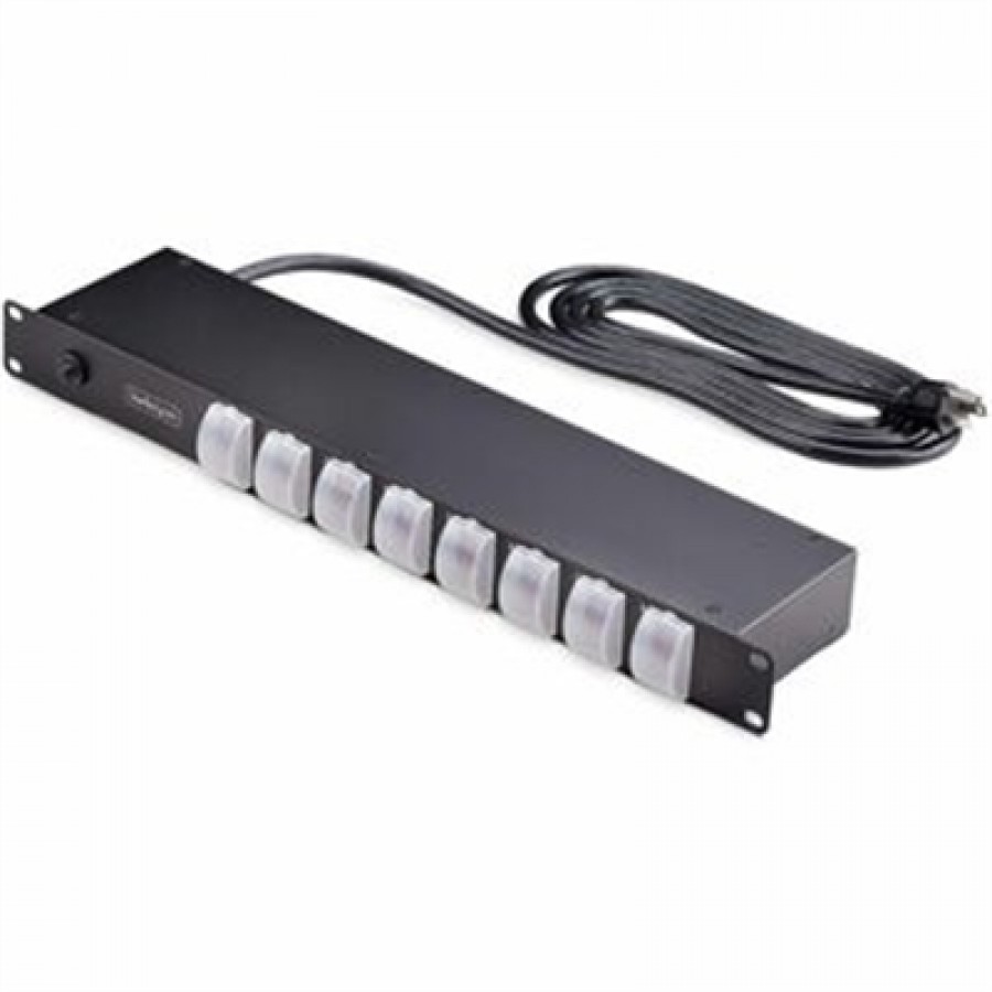 StarTech.com 8 Outlet 1U Rack Mount PDU