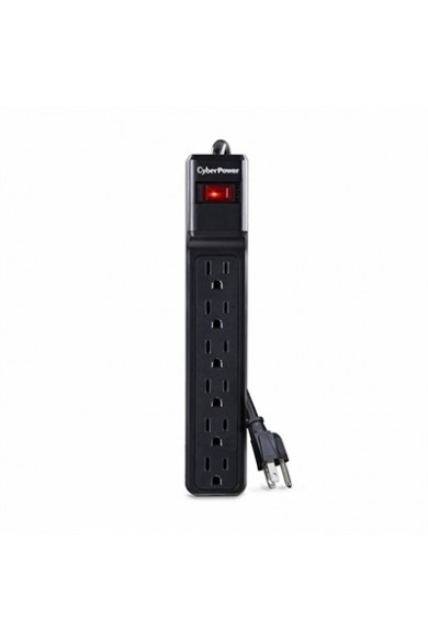 Cyberpower PROTECTOR 6 OUT 4 FT CORD 900J EMI/RFI $50K CEG. Plain Brown Boxes