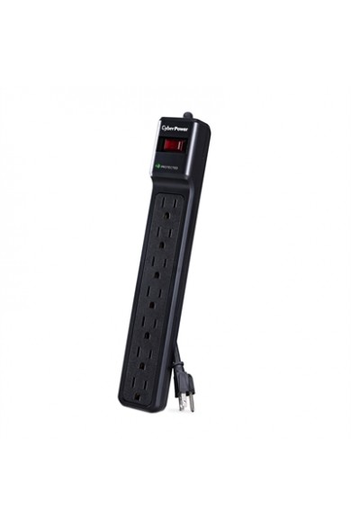 Cyberpower PROTECTOR 7 OUT 6 FT CORD 1500J EMI/RFI $125K CEG. Plain Brown Boxes