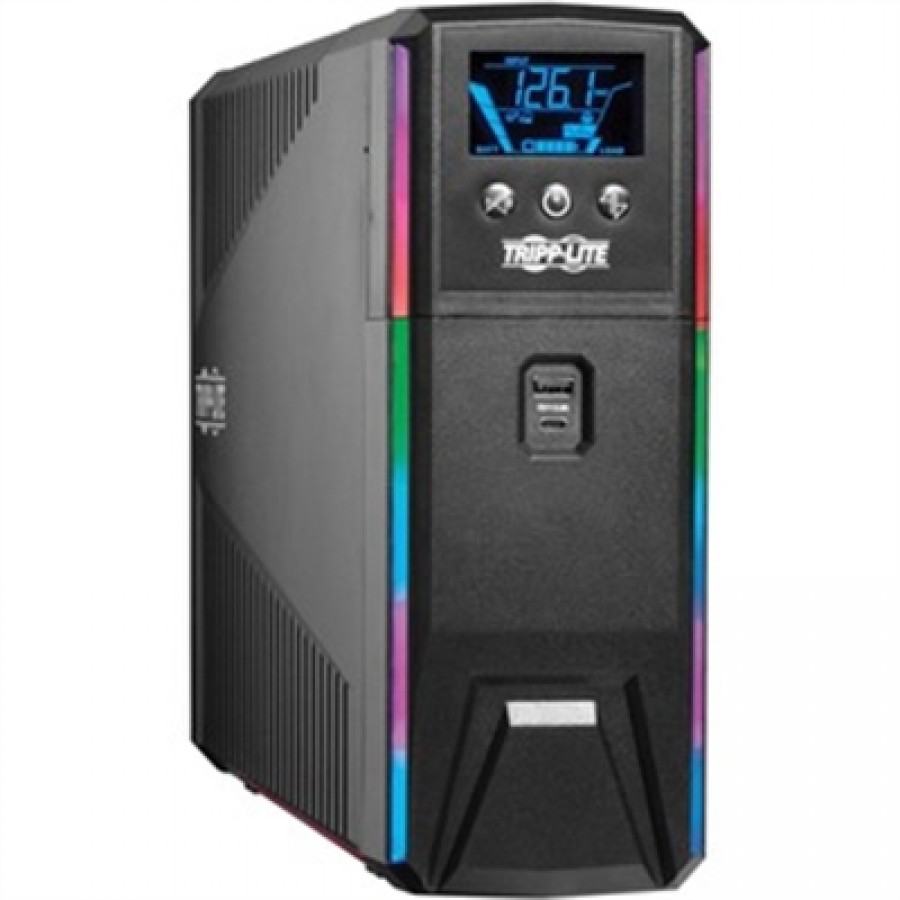 Eaton Tripp Lite Pure Sine Wave Gaming UPS Battery Backup 1500VA 900W 120V LCD