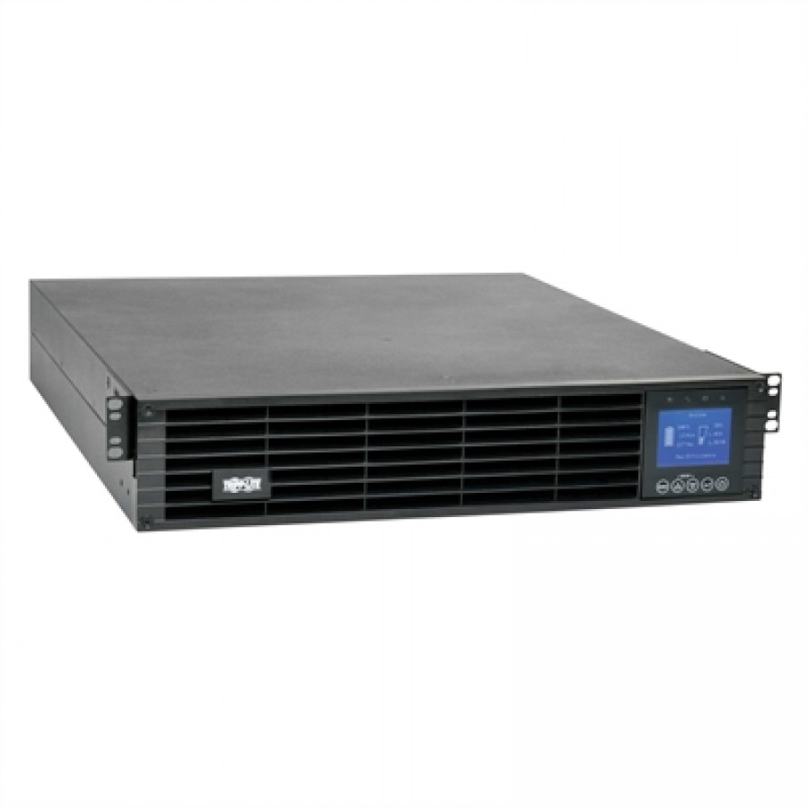 Eaton Tripp Lite 208/230V 3000VA 2.7kW Double-Conversion UPS - 10 Outlets Extended Run Card Slot LCD USB DB9 2U