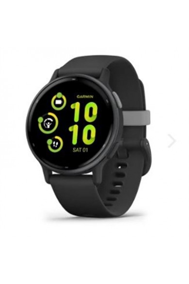 Garmin USA Slate Aluminum Bezel BK Band
