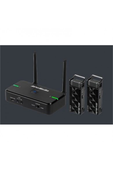 AVermedia Technology 2 Wireless Teacher Microphones with 1 Charging Station