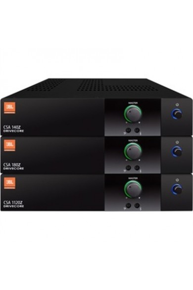 Harman Professional Solutions JBL 1 x 80W DriveCore Amplifier Fanless 4ohm/8ohm/70V/100V 1U Half-Rack Mounting kit