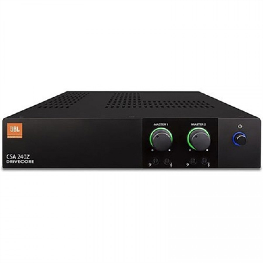 Harman Professional Solutions 2 x 40W DriveCore Amplifier Fanless 4ohm/8ohm/70V/100V 1U Half-Rack Mounting kit