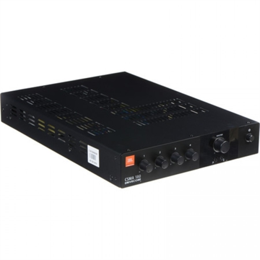 Harman Professional Solutions JBL 4 input - 1 x 80W DriveCore Mixer-Amp Fanless 4ohm/8ohm/70V/100V 1U Half-Rack Mounting kit