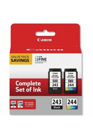 Canon PG243/CL244 Ink Cartridge Value Pack Black Color