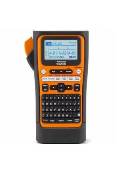 Brother Mobile Solutions PTE310BT Wireless Industrial Handheld Labeling Tool w/ USBC Bluetooth Connectivity Liion Battery Case