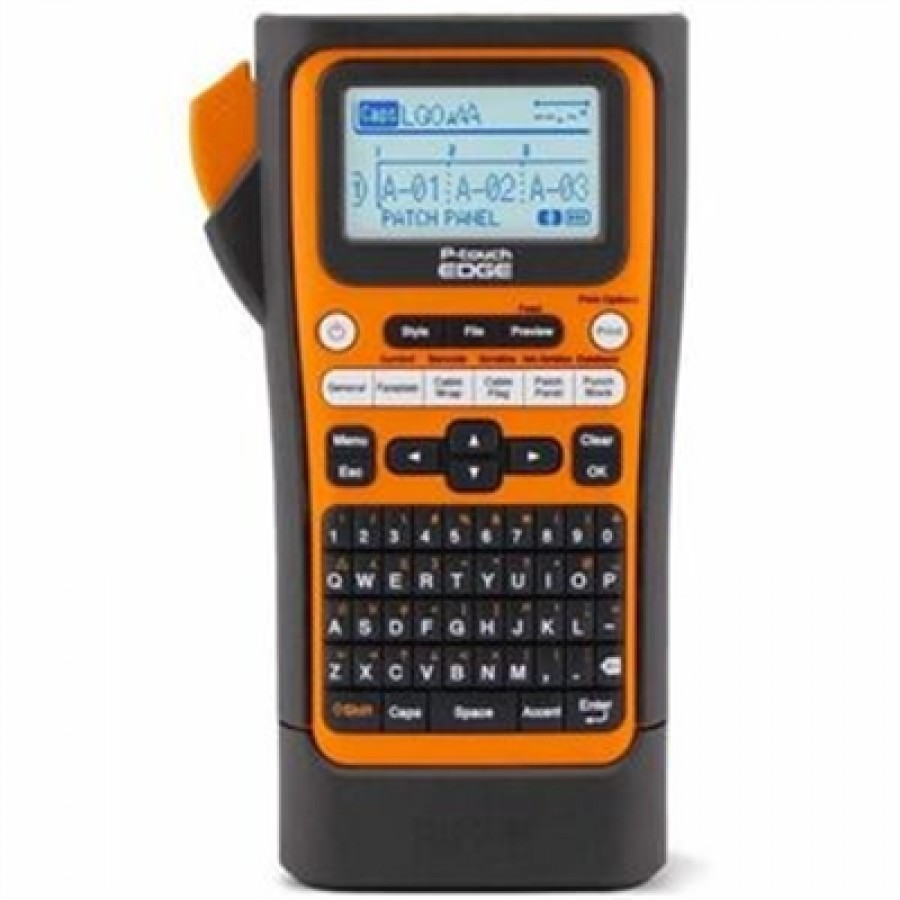 Brother Mobile Solutions PTE310BT Wireless Industrial Handheld Labeling Tool w/ USBC Bluetooth Connectivity Liion Battery Case