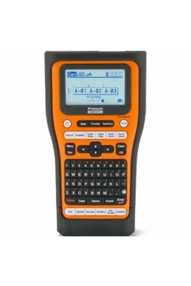Brother Mobile Solutions PTE510 Industrial Handheld Labeling Tool w/ USBC Connectivity Auto Full/Half Cutter HandStrap Liion Battery Case