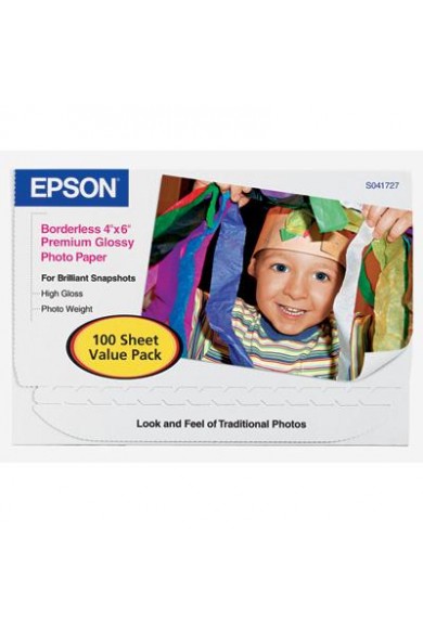 Epson Premium Glossy Photo Paper 4 x 6 (100 sheets)