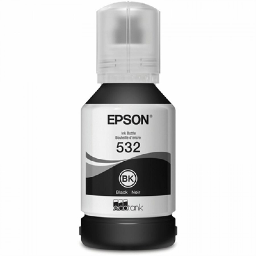 EPSON T532 Pigment Black Ink Bottle with Sensormatic