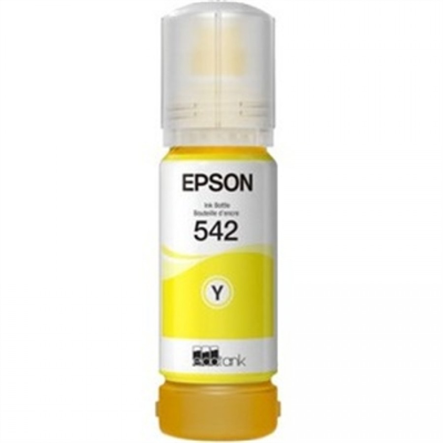 EPSON T542 Pigment Yellow Ink Bottle with Sensormatic / EcoTank Pro ET-5800 ET-5850 ET-5880 ET-16600 ET-16650