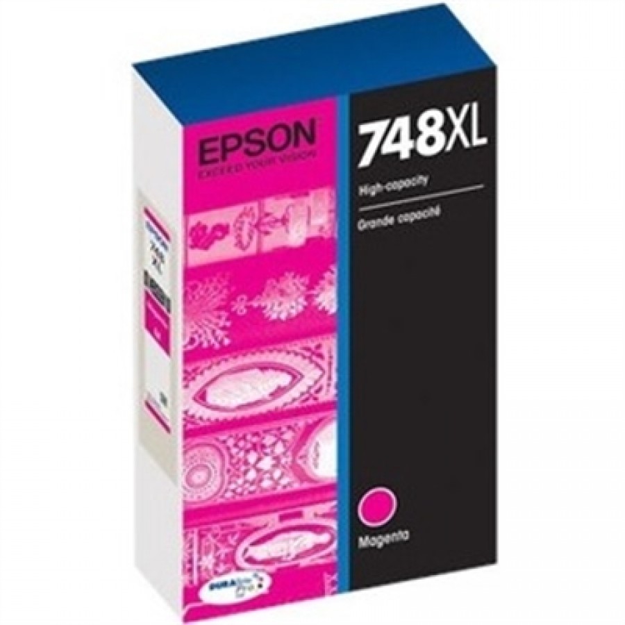 Epson T748 Durabrite Pro Magenta large capacity for wf6090 6530 6590 8090 8590