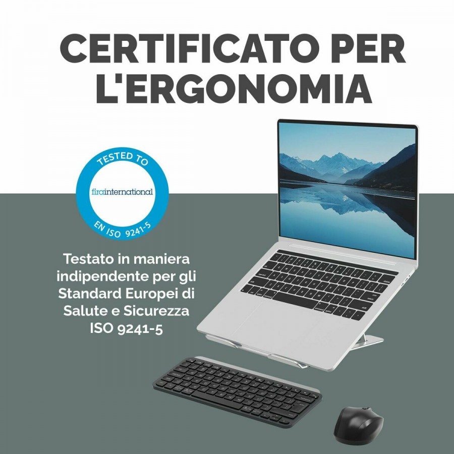 Folding and Adjustable Laptop Stand Fellowes Alumia
