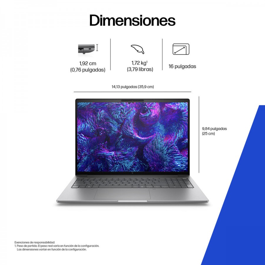 Laptop HP ZBOOK 8 G1I 16 U9-285H 16