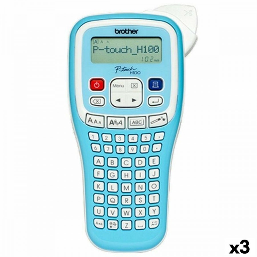 Electric Label Maker Brother P-TOUCH PTH100LB (3 Units)