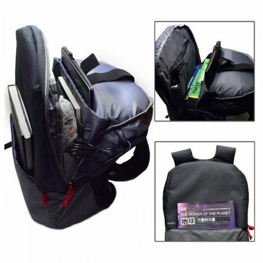 Laptop and Tablet Backpack Ewent EW2529 Black Grey 17