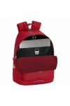 Laptop Backpack Real Sporting de Gijón 14,1'' Red 31 x 41 x 16 cm