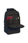 Rucksack for Laptop and Tablet with USB Output Safta Business Dark blue (29 x 44 x 15 cm)
