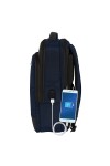 Rucksack for Laptop and Tablet with USB Output Safta Business Dark blue (29 x 44 x 15 cm)