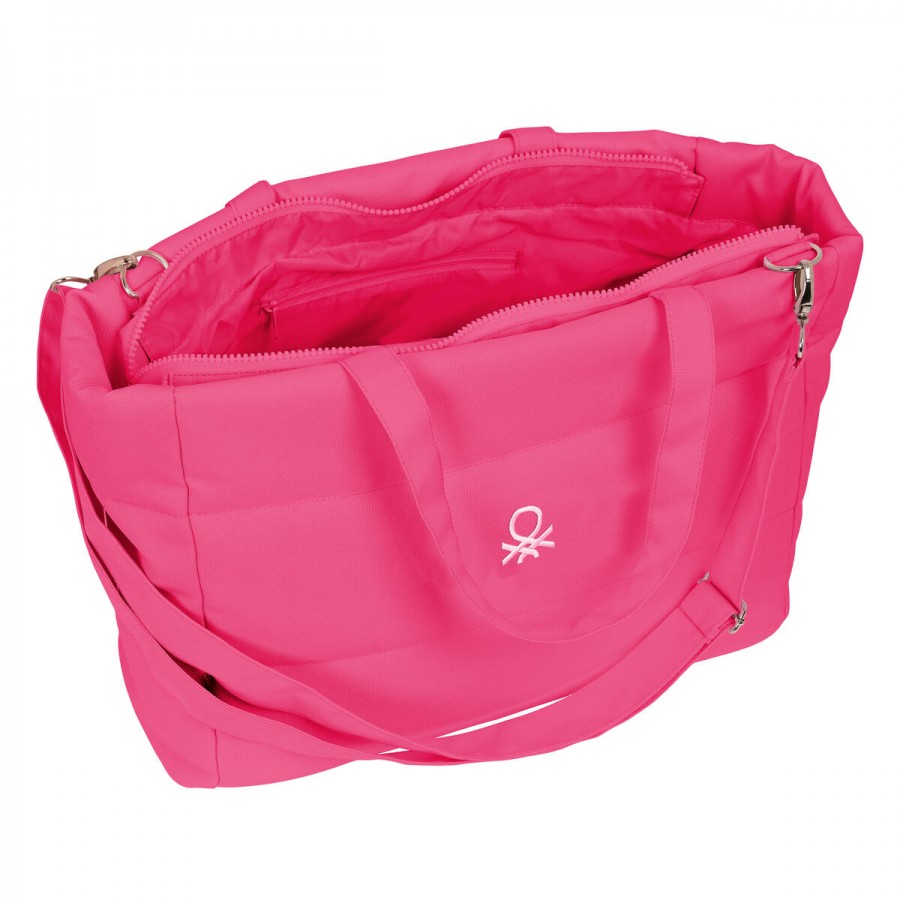 Laptop Case Benetton Raspberry Fuchsia (54 x 31 x 17 cm)