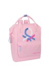 Laptop Backpack Benetton benetton Pink 27 x 40 x 19 cm