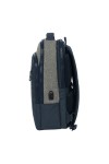 Laptop Backpack Kappa Dark Navi Grey Navy Blue 29 x 44 x 15 cm