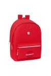 Rucksack for Laptop and Tablet with USB Output Sevilla Fútbol Club Red 31 x 44 x 18 cm