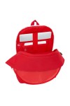 Rucksack for Laptop and Tablet with USB Output Sevilla Fútbol Club Red 31 x 44 x 18 cm