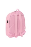 Laptop Backpack Real Madrid C.F. Pink 31 x 44 x 18 cm
