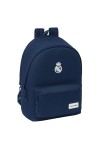Laptop Backpack Real Madrid C.F. Navy Blue 31 x 44 x 18 cm