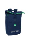 Laptop Backpack Benetton Green Navy Blue 28 x 42 x 13 cm